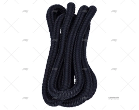 CABO P/DEFENSA PRETO  12mm 2.5m C/GAZA