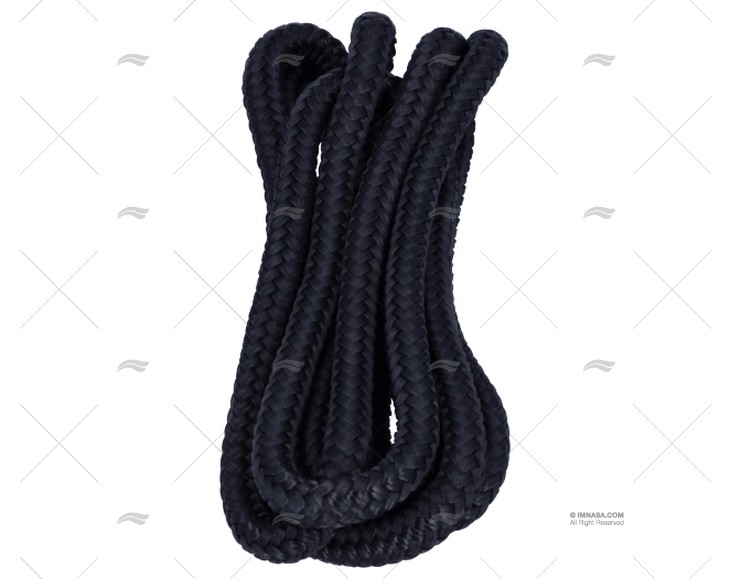CABO P/DEFENSA PRETO  12mm 2.5m C/GAZA