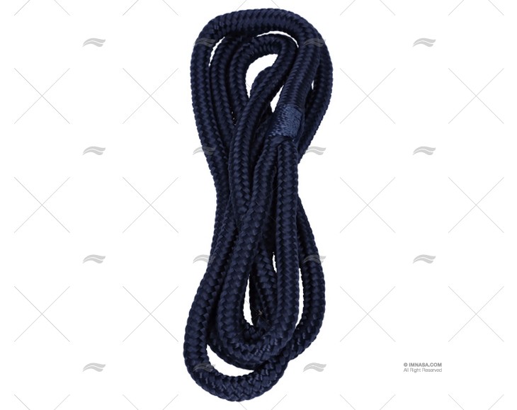 FENDER ROPE BLUE 08mm 1.5m W/BEND