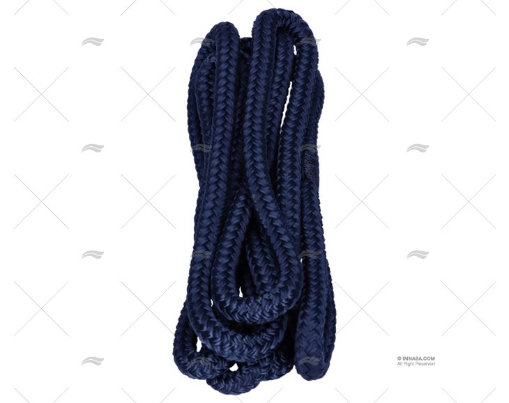 CIMA P/PARABORDO BLU 12mm 2.5m C/OCCHIELLO