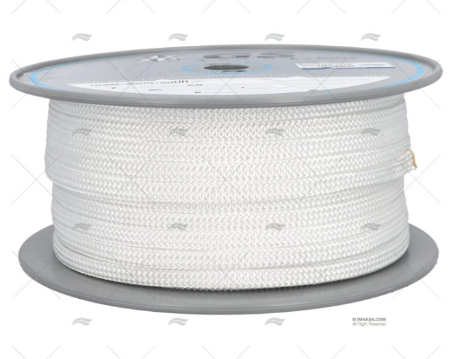 CABO PLANO 14mm BRANCO 100m MEYER