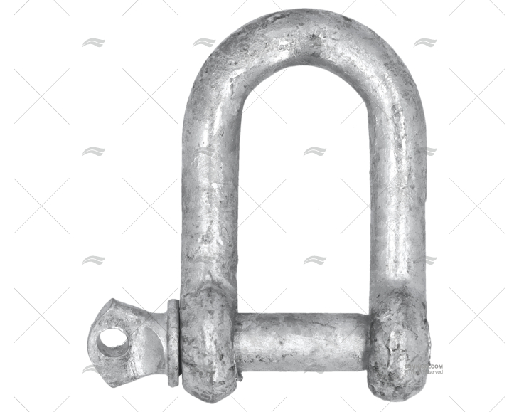 MANILHA RETA GALVANIZADO 08mm