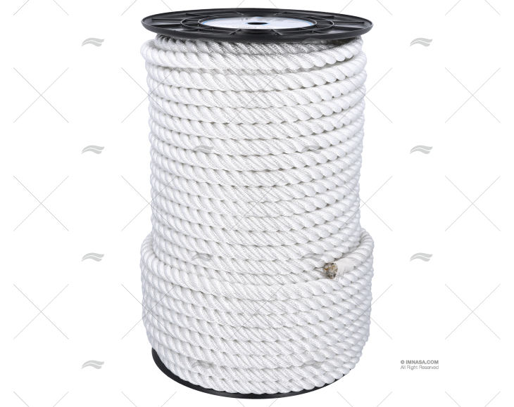 CABO CABLAGEM 20mm BRANCO ALTA TENACIDADE