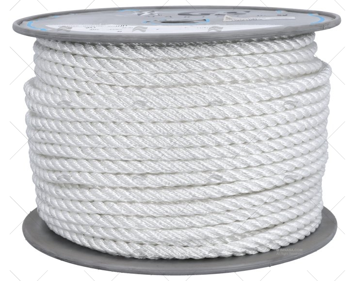 MOORING ROPE WHITE 12mm HIGH LIROS