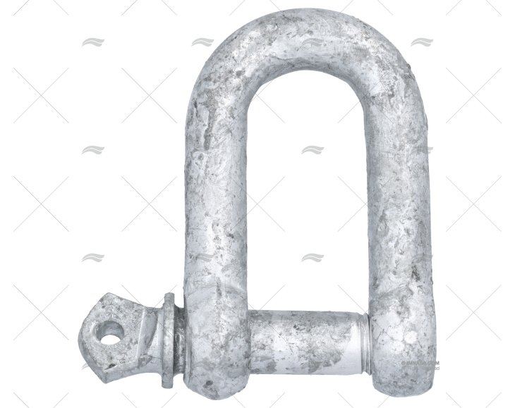 SHACKLE 'D' GALVANIZED 14mm