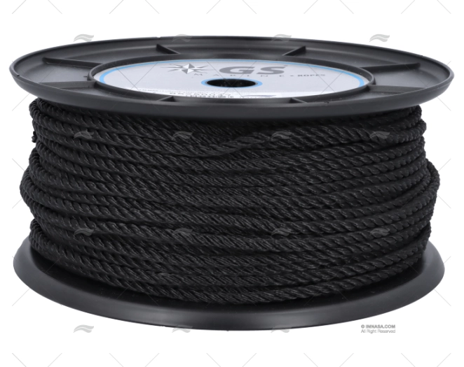 CIMA CABLAGGIO 06mm NERO  ALTA TENACITÀ