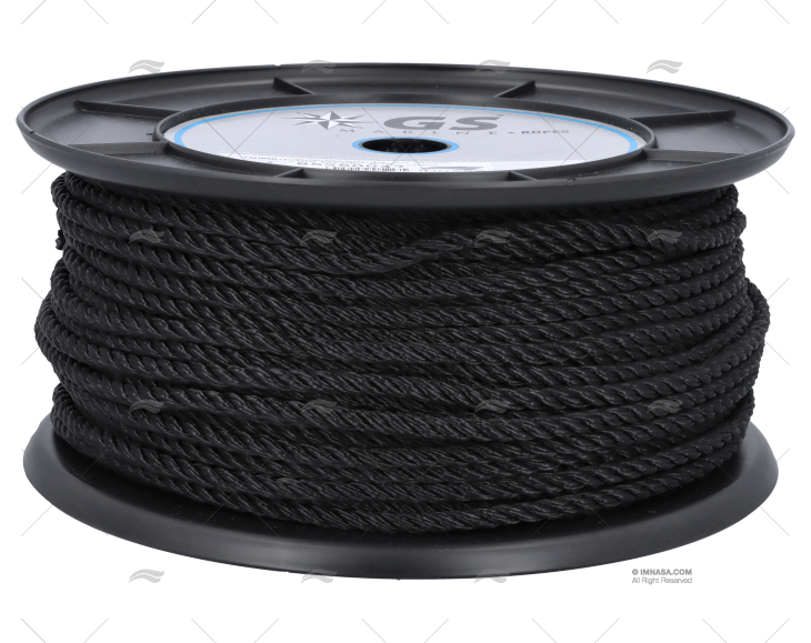 CIMA CABLAGGIO 06mm NERO  ALTA TENACITÀ