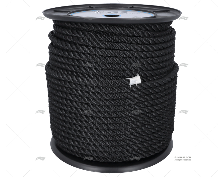 CABO CABLAGEM 10mm PRETO  ALTA TENACIDADE