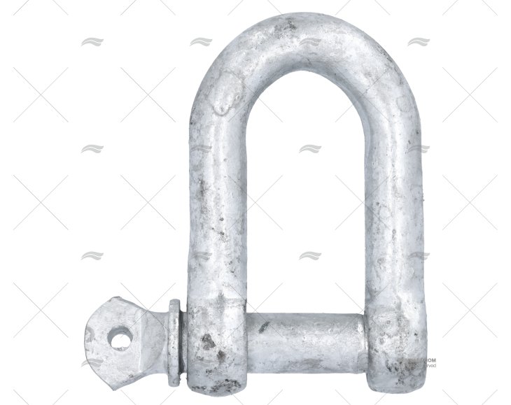 SHACKLE 'D' GALVANIZED 16mm