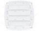 VENT ABS WHITE 87X87  Ø76MM