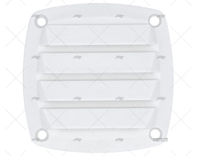 VENT ABS WHITE 87X87