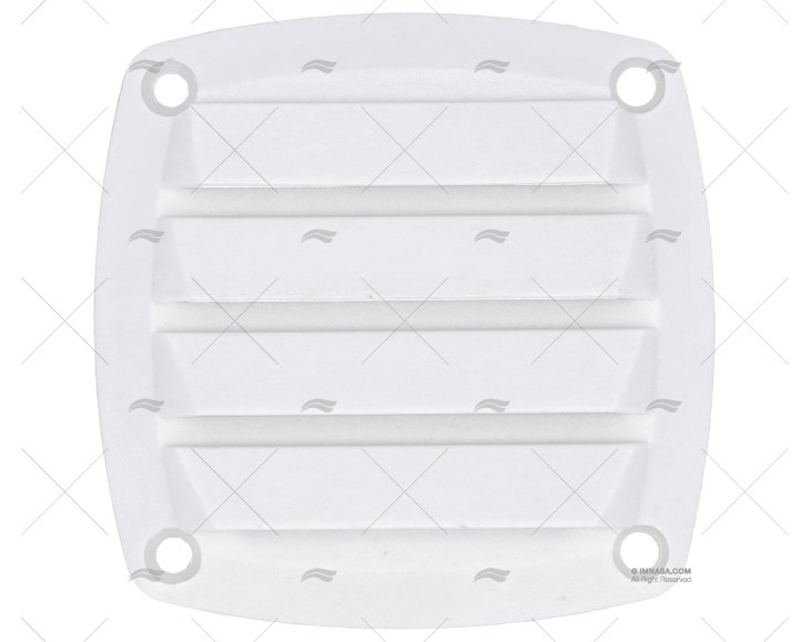 VENT ABS WHITE 87X87