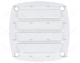 VENT ABS WHITE 87X87