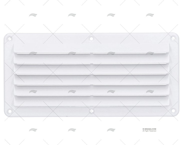 GRIGLIA PLASTICA BIANCA 261mm