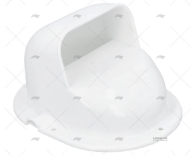 VENT PLASTIC WHITE WITH DRAINAGE