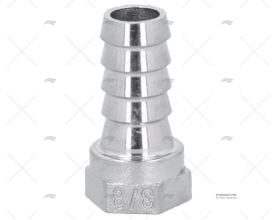 RACCORDO INOX H 3/8\"x15mm