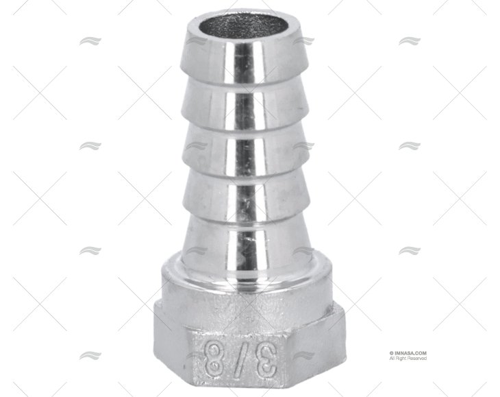 RACCORDO INOX H 3/8\"x15mm