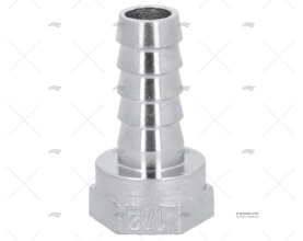 DERIVAÇÃO INOX FÊMEA 1/2"x15mm