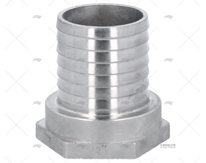 RACCORDO INOX H 2"x50mm