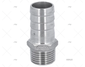 RACCORDO INOX 1/2"x20mm
