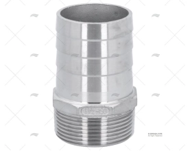 RACCORDO INOX 1"1/2x45mm