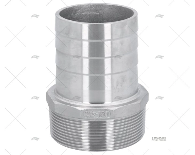 RACCORDO INOX 2"1/2x63,5mm