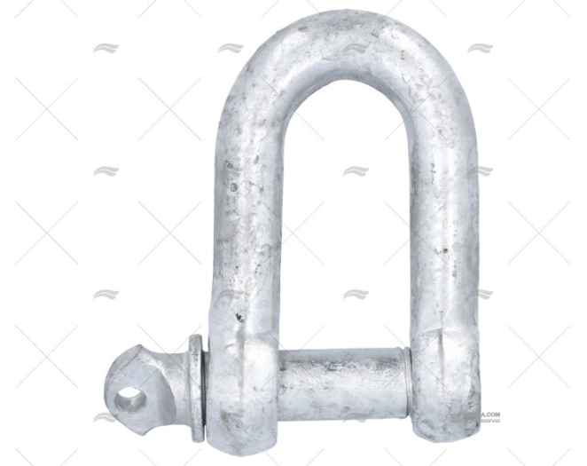 MANILHA RETA GALVANIZADO 20mm