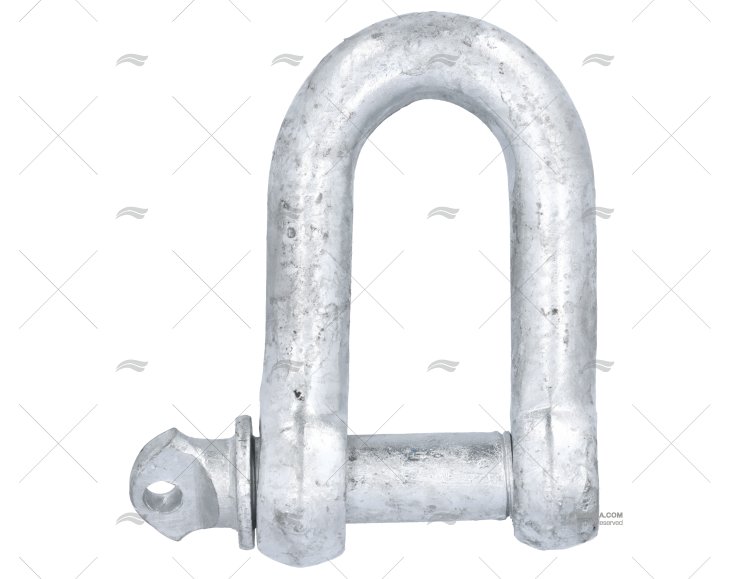 SHACKLE 'D' GALVANIZED 20mm