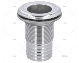 PASSASCAFO INOX 1"1/2x45mm