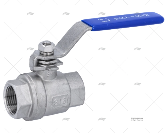 RUBINETTO PALLA INOX 3/4"