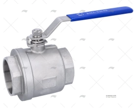 RUBINETTO PALLA INOX 3"