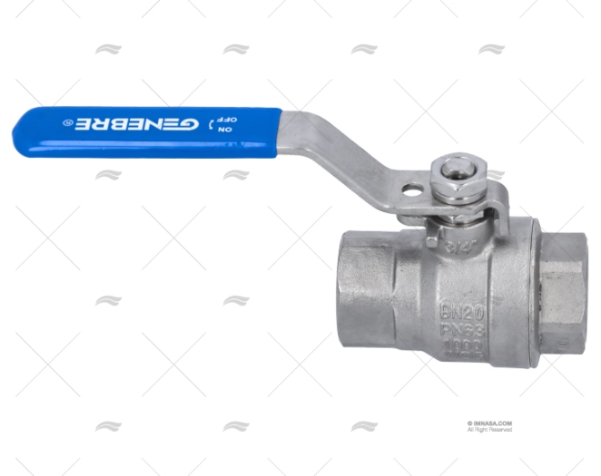 RUBINETTO PALLA INOX 3/4"