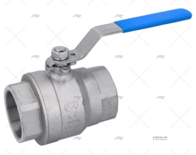RUBINETTO PALLA INOX 2\"1/2\"