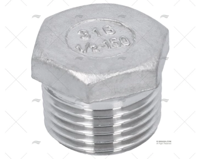 BOUCHON MALE INOX 1/2"