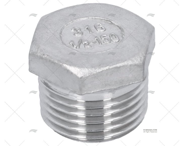 BOUCHON MALE INOX 1/2"