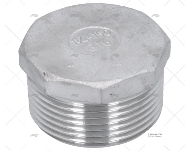 TAMPÃO INOX M 1"1/4