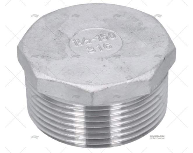 BOUCHON MALE INOX 1 1/2"