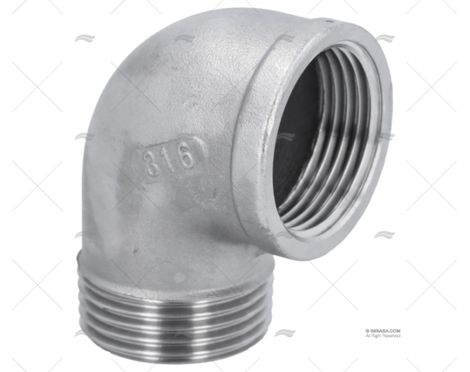 COUDE MALE/FEMELLE INOX 1"