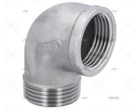 COTOVELO INOX M-F 1"