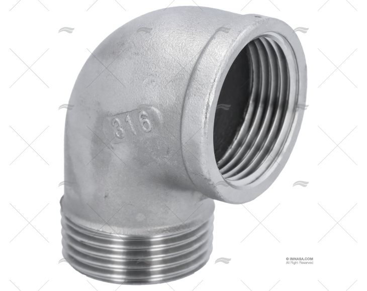 COTOVELO INOX M-F 1"