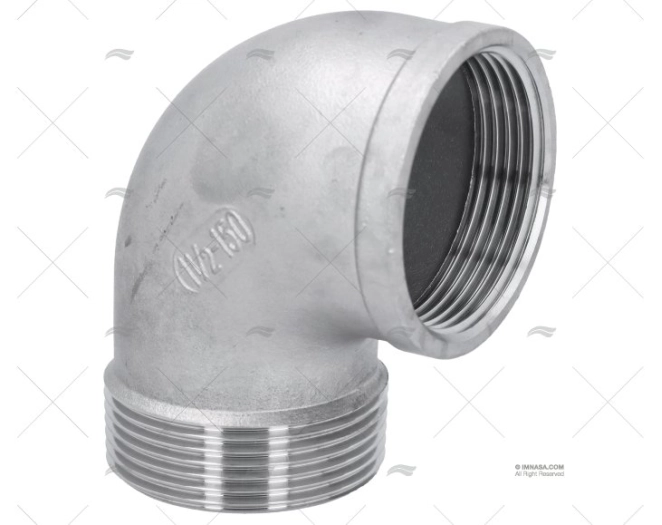 GOMITO INOX M-F 1"1/2