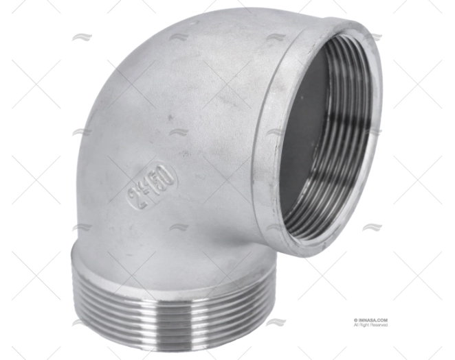 GOMITO INOX M-F 2"