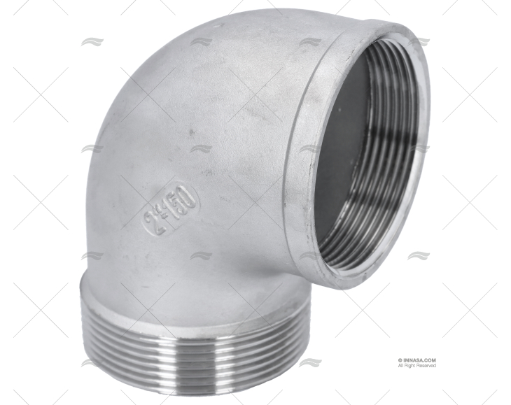 COTOVELO INOX M-F 2"
