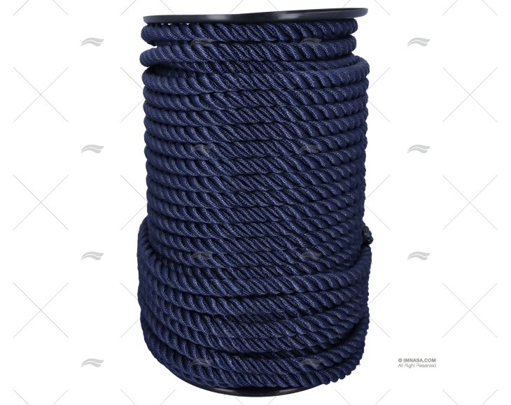 CORDAGE POLYESTER BLEU 18MM