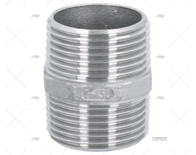 NIPPLO INOX M-M 1"