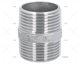 NIPPLO INOX M-M 1"