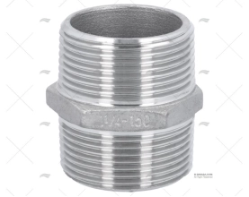 NIPPLO INOX M-M 1"1/4