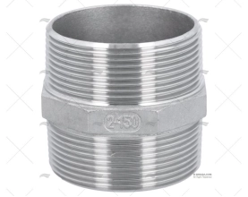 NIPPLO INOX M-M 2"