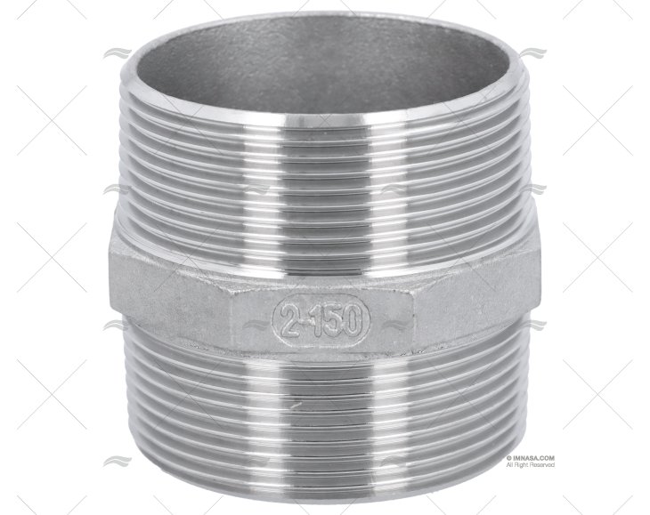 NIPPLO INOX M-M 2"