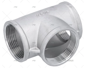 TÊ INOX FÊMEA 1"1/2
